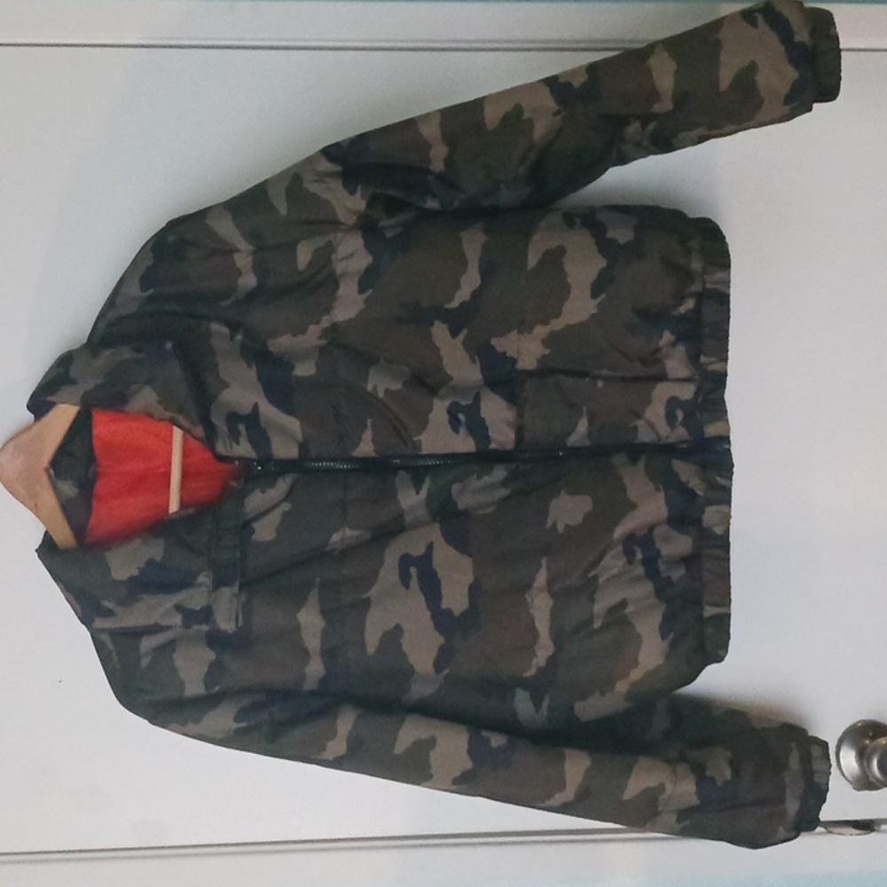 WILD FABLE CAMO PUFFER JACKET